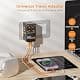 TESSAN Universal Travel Adapter 140W GaN Black | 5-in-1 Worldwide Power & USB Charging thumbnail 4