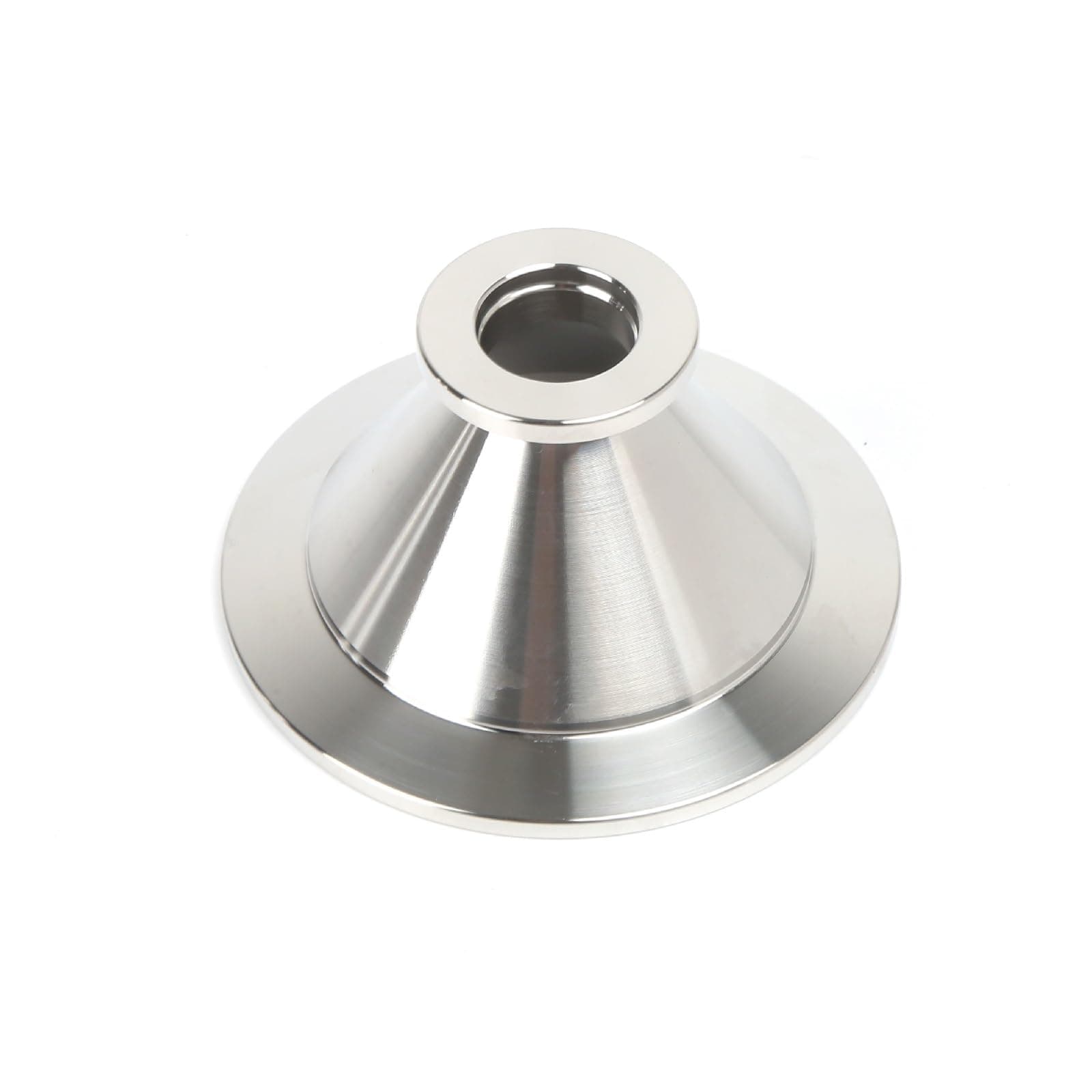 QMINOX SS304 Vacuum Conical Reducer KF adaptor fittings KF-50 to KF-16 | Stainless Steel Vacuum Fitting - main product image