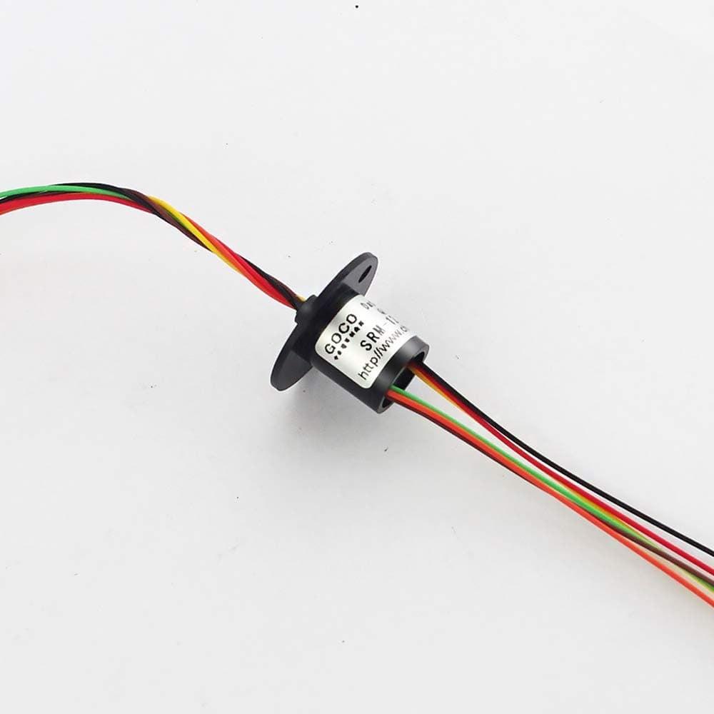 U Brands Slip Ring 12.5mm Diameter | Conductive Ring for Rotating Joints, 6 Wire, 2A, 220VAC/DC, -30°C to +80°C, Gold Contact - view 3