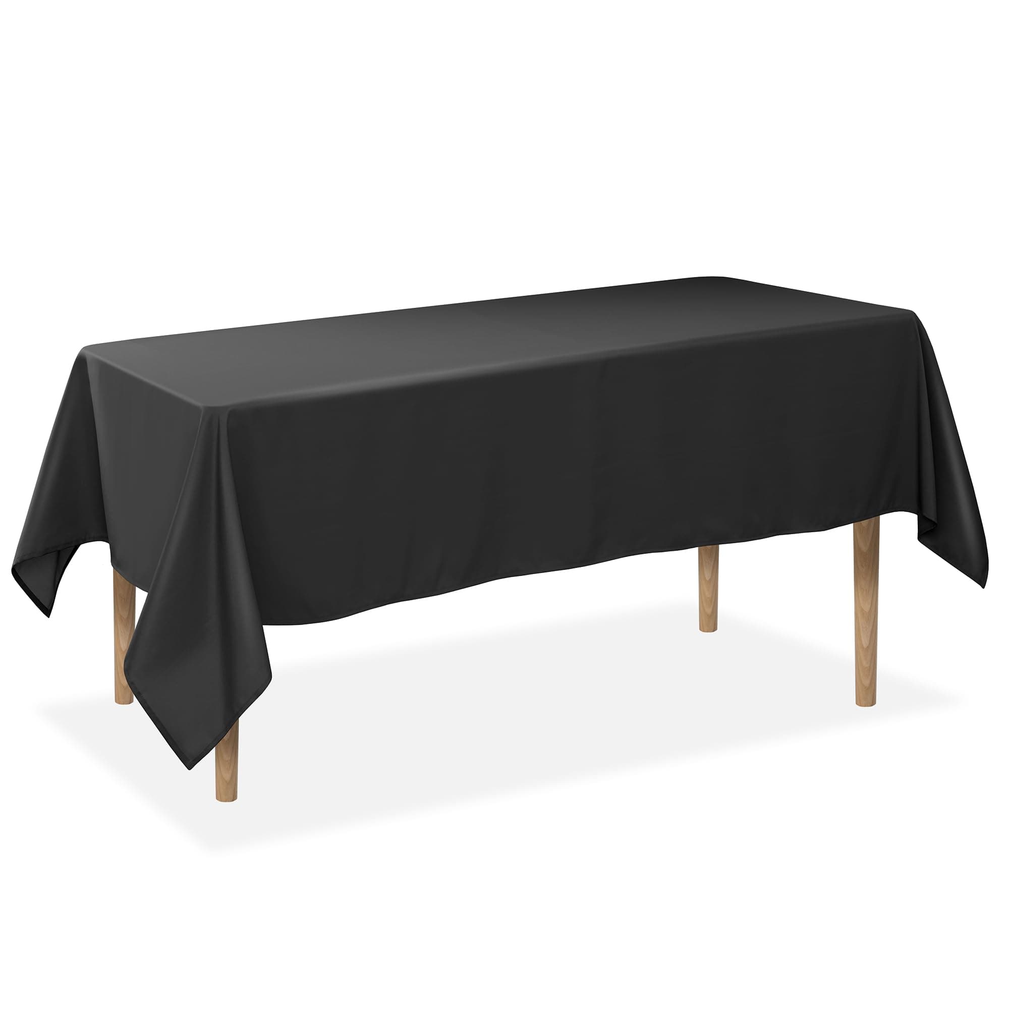 Lann's Linens 60 x 102 Inch Rectangular Polyester Tablecloth | Washable & Color-Fast (70-120 chars) - main product image
