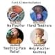 Smily Mia Baby Teething Toys for 0-6Months | Penguin Teether | Hand Teether | Teething Mittens | Light Blue thumbnail 2