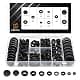 Vrupin Rubber Grommets Kit - 10 Sizes, Rubber Washers for Wiring, 188 pcs | Assorted Sizes for Auto & Projects thumbnail 1