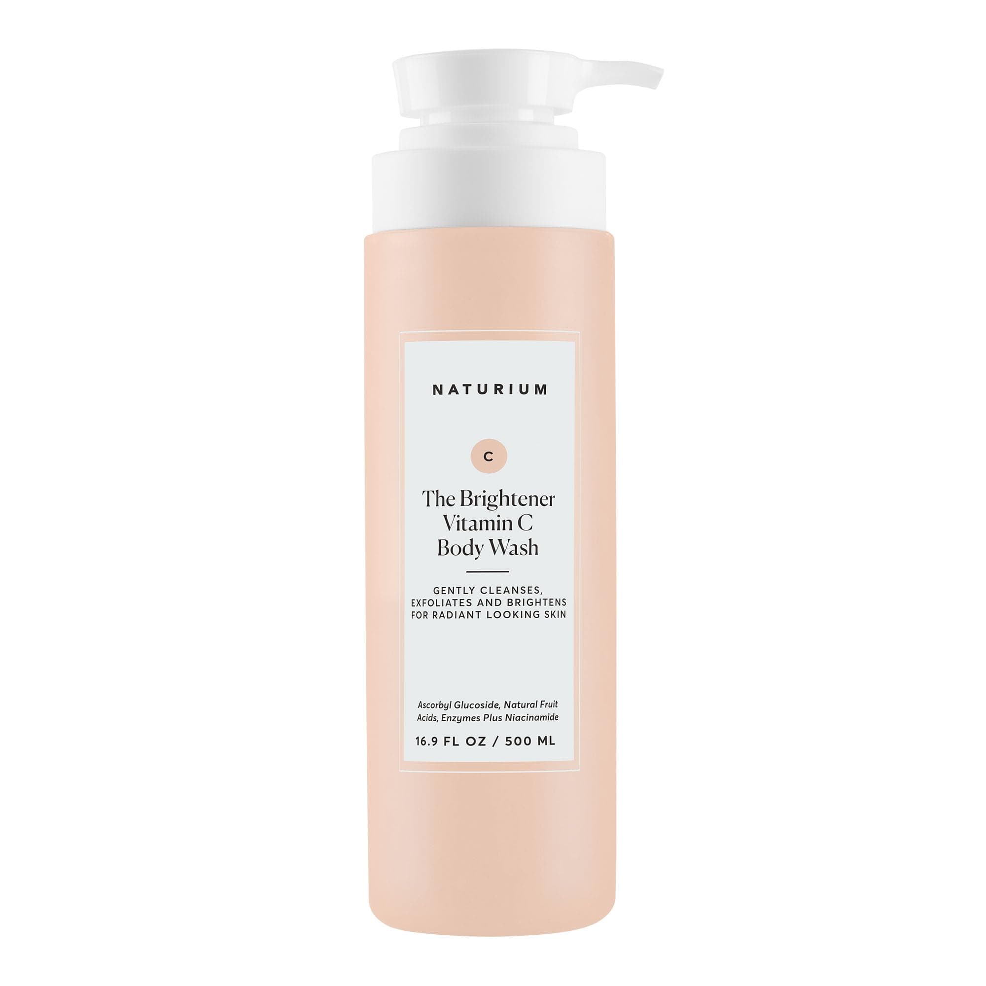 Naturium The Brightener Vitamin C Body Wash, Gentle Cleanser for Smoother-Looking Skin, Removes Dirt, Oil & Other Impurities, 16.9 oz - main product image