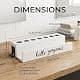 CHONIC Storage Holder for Dyson Airwrap | Farmhouse Wall Mount Organizer (15.35 x 5.51 x 2.76 inches) thumbnail 4