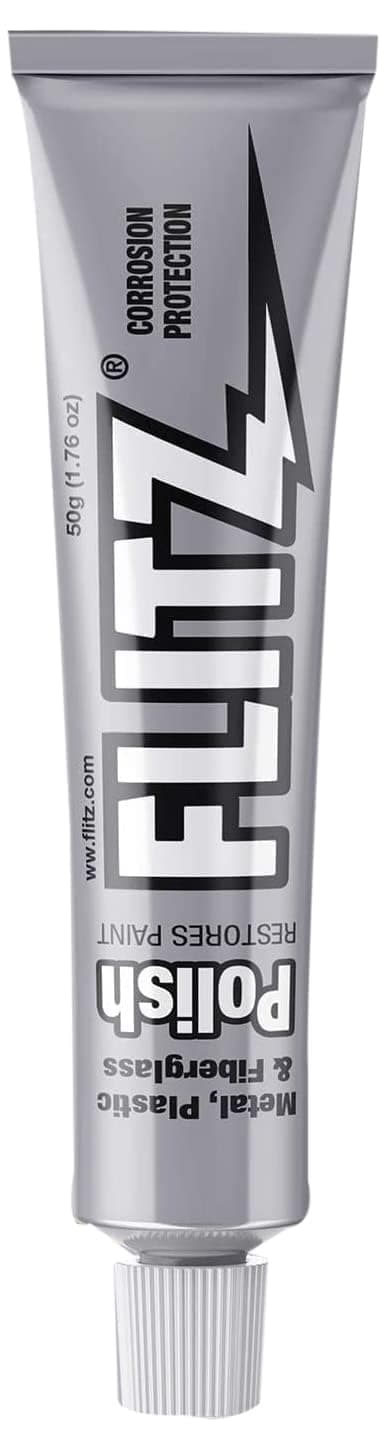 Flitz Multi-Purpose Metal Polish Paste 1.76oz | Non-Abrasive Chrome & Steel Cleaner - main product image