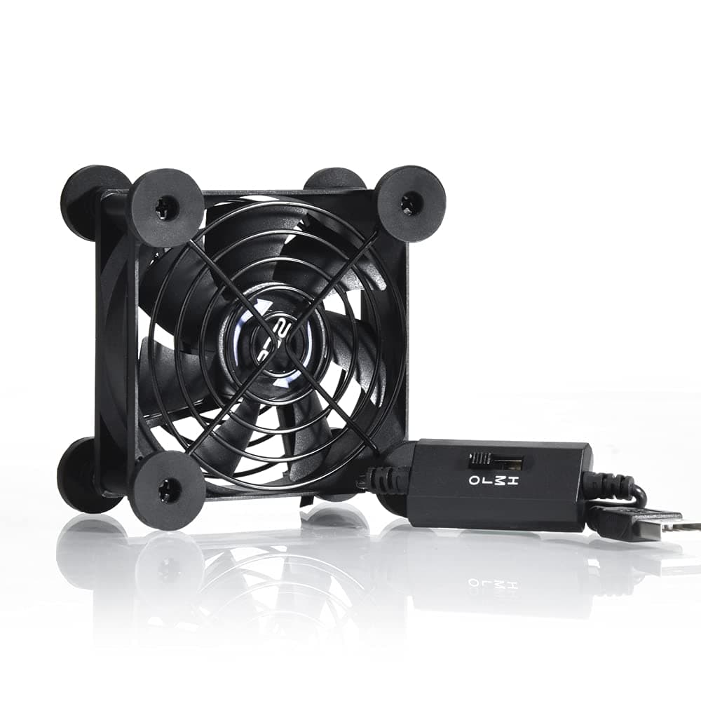 SCCCF USB 80mm Fan 5V | Quiet Computer Cabinet Cooler with 7 Blades - main product image