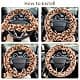Accmor Fuzzy Car Steering Wheel Cover, Brown | Warm Fluffy Auto Wheel Protector for Men Women thumbnail 6