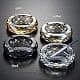 HOSTEESSCHOICE Gold Ashtray | Round Crystal Glass Cigar Holder for Home & Office thumbnail 2