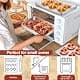 E-far Toaster Oven Bakeware Set, 6PCS Stainless Steel Small Baking Pan Set | Durable & Healthy thumbnail 3