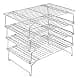 P&P CHEF 4-Tier Cooling Rack Set, Stainless Steel Stackable 15" x 10" | Durable & Rust-Free thumbnail 1