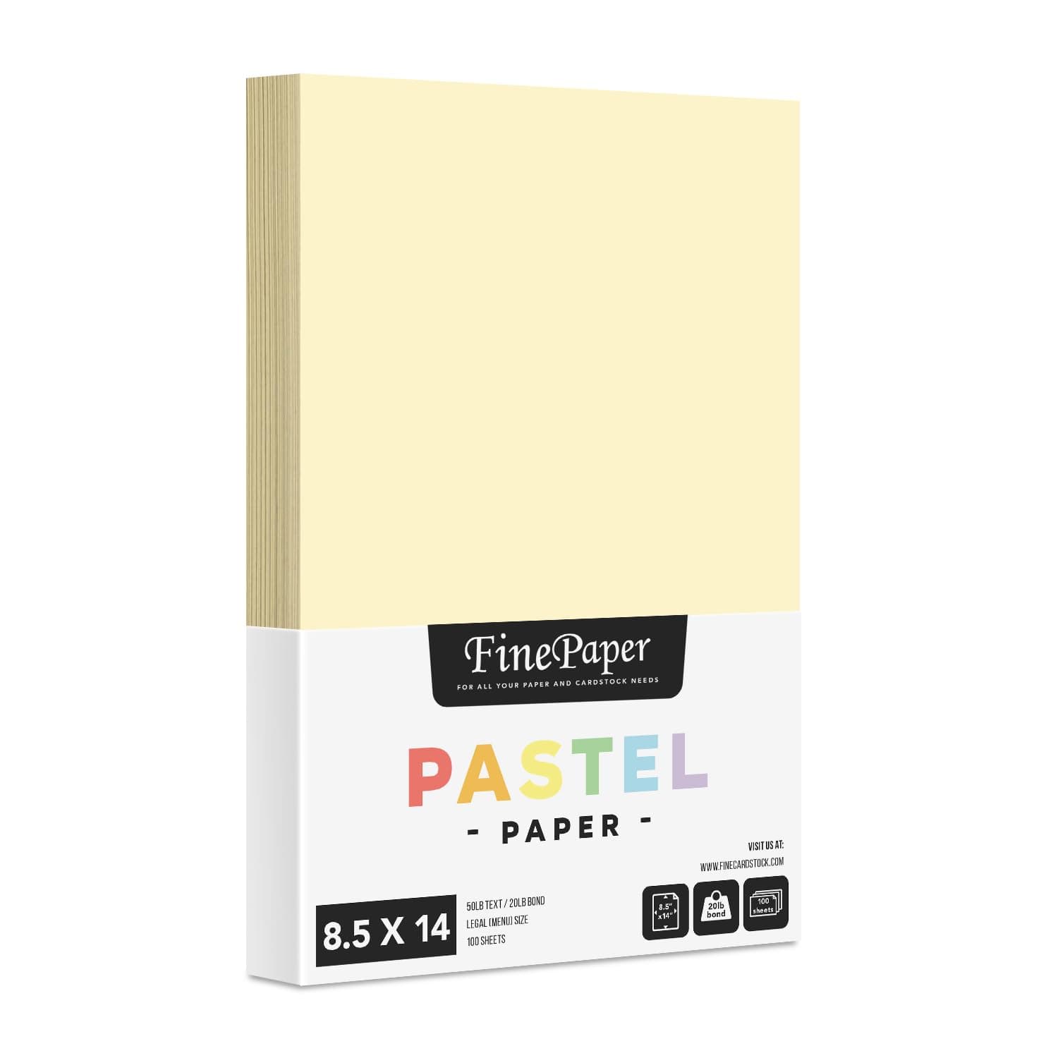S Superfine Printing Blue Pastel Colored Menu Paper 8.5" x 14" | Premium Legal Size for Documents & Arts