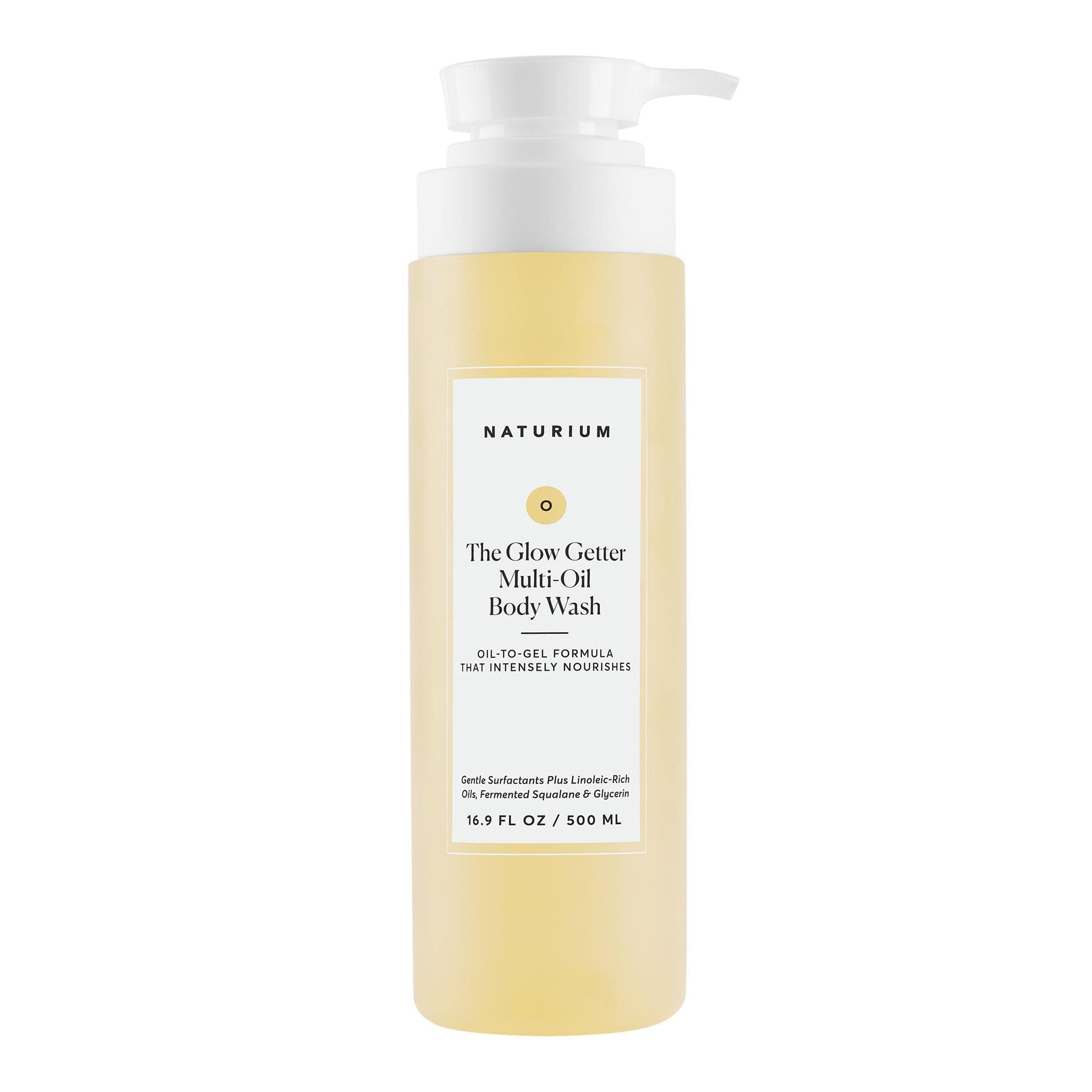 Naturium The Glow Getter Multi-Oil Hydrating Body Wash, Gentle Cleanser, 16.9 oz | Salicylic Acid Exfoliation - main product image