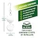 De-Bird Reflective Hanging Discs 8 Pack | Outdoor Garden Decor with Swivel Hooks thumbnail 2