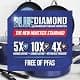 Blue Diamond 12" Diamond Infused Ceramic Nonstick Frying Pan Skillet, Blue | Diamond-Infused Ceramic Coating for Durability thumbnail 6