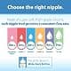 Dr. Brown’s Wide-Neck Level 2 Medium Flow Nipple, 3m+, 2-Pack | Silicone, Anti-Colic, Natural Flow, 2 Count thumbnail 5