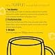 PunPun 12.9oz. Double Wall Glass Coffee Mug Set of 4 | Insulated Borosilicate Cups for Hot & Cold Beverages thumbnail 5