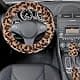 Accmor Fuzzy Car Steering Wheel Cover, Brown | Warm Fluffy Auto Wheel Protector for Men Women thumbnail 3