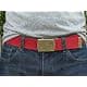 BC Belts Canvas Web Belt Military Style with Antique Brass Buckle 54" | Adjustable Casual Belt for Men & Teens thumbnail 2