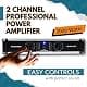 MUSYSIC Power Amplifier 2000 Watts | 2 Channel PA Amplifier for Speakers in India thumbnail 2
