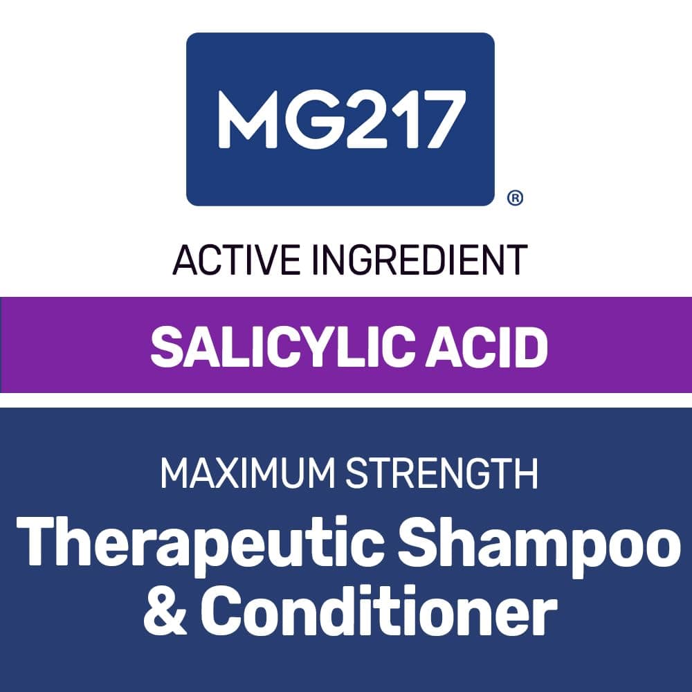 MG217 Psoriasis Scalp Solutions Shampoo + Conditioner 236ml (8 Fl Oz) | Therapeutic 3% Salicylic Acid for Itchy Scalp - view 5