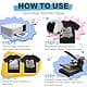 TECKWRAP Printable Heat Transfer Paper for T-Shirts 15 Sheets, 8.3" X 11.7" | Vibrant Colors & Durable Wash thumbnail 5