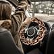 Accmor Fuzzy Car Steering Wheel Cover, Brown | Warm Fluffy Auto Wheel Protector for Men Women thumbnail 7