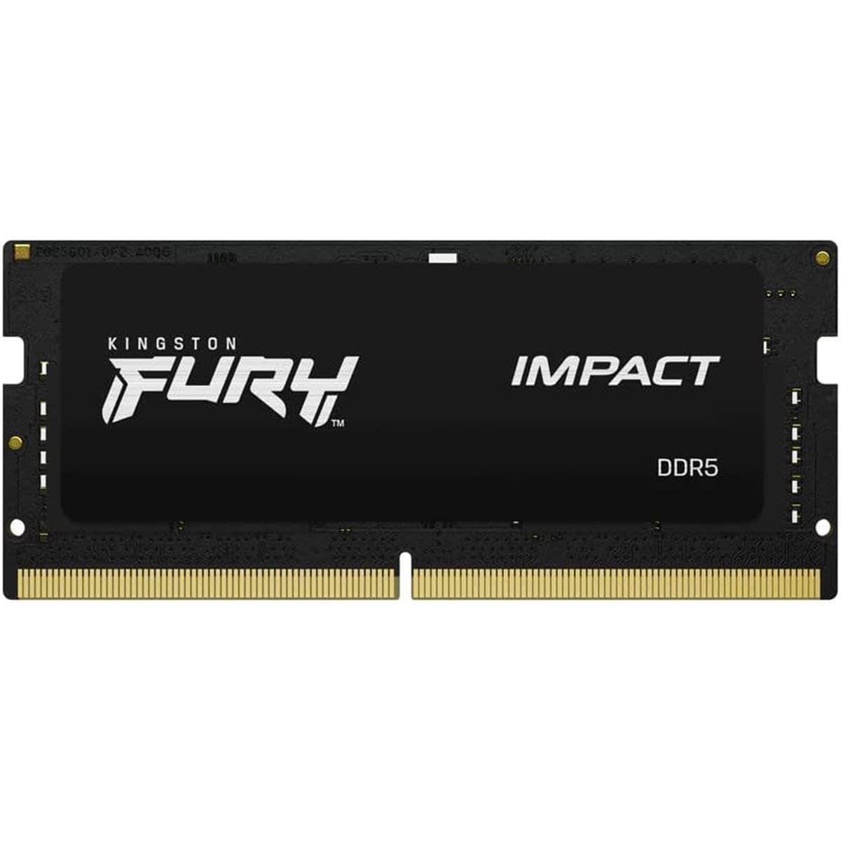 Kingston FURY Impact 64GB (2x32GB) 4800MT/s DDR5 CL38 SODIMM XMP Ready Laptop Memory Kit — 32GB / 4800 MHz