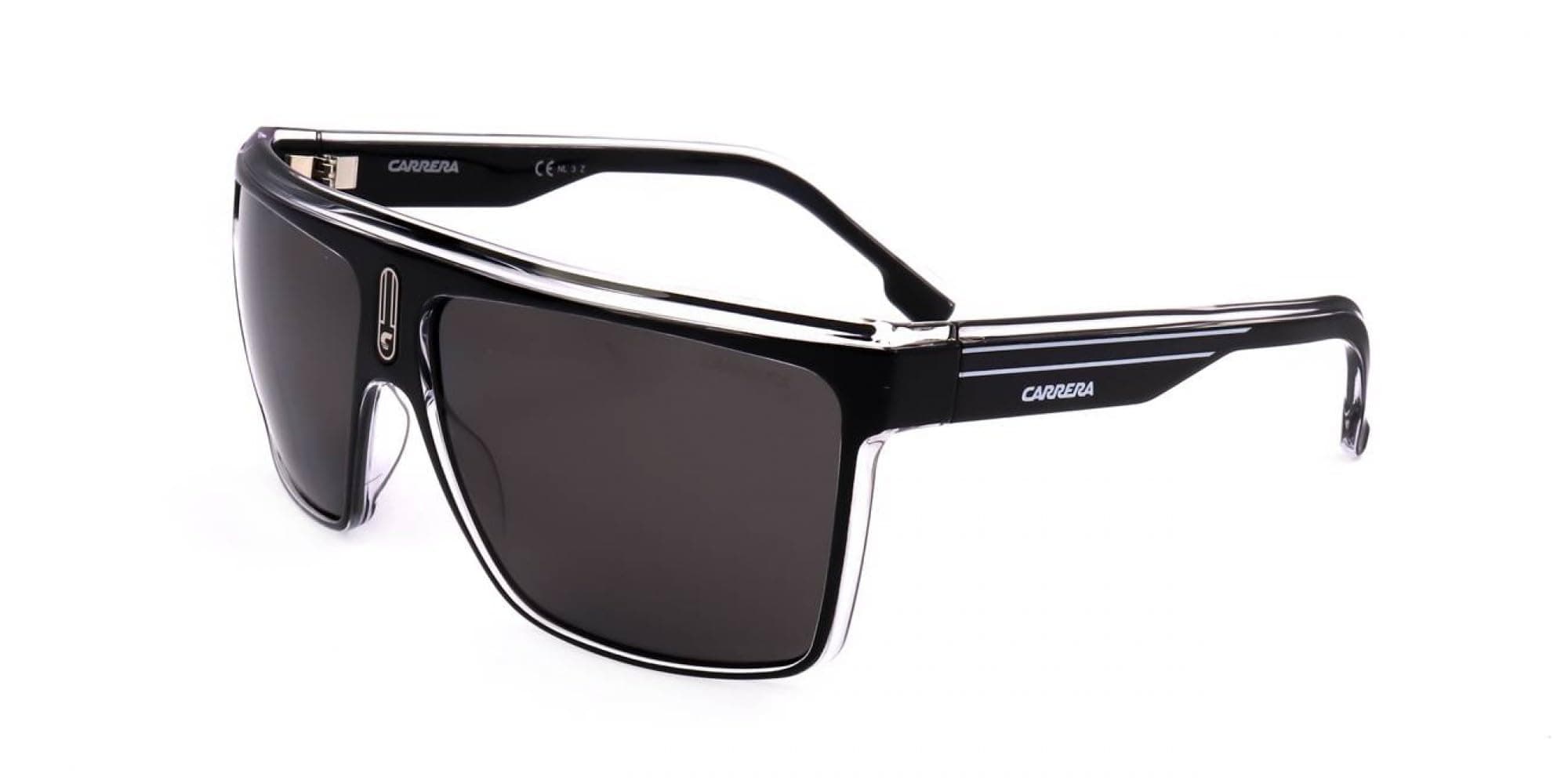 Carrera Sunglasses 22/N 7C5 Black Crystal 63/12/130 | Full Rim Rectangle Men Sunglasses - main product image