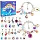 OuMuaMua Christmas Bracelets Advent Calendar 2026 for Girls | 24-Day DIY Jewelry Kit with Charms & Adjustable Chains thumbnail 1