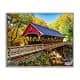 Stupell Industries Red Wall Art 11 x 14 Inch Framed Giclée Print | Rustic Woodland Creek Scene thumbnail 1