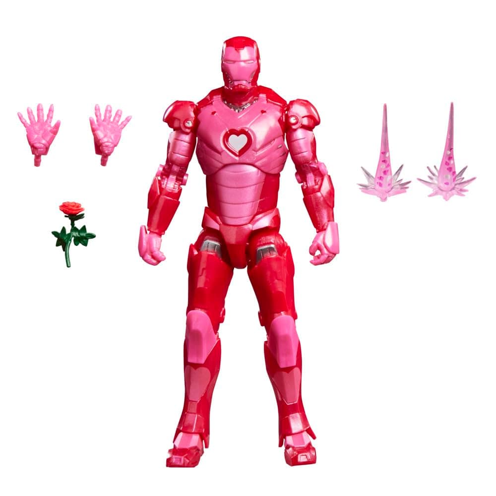 Marvel Legends Series I Love You 3000 Iron Man 6-Inch Action Figure | Heart-Themed Collectible Gift - main product image