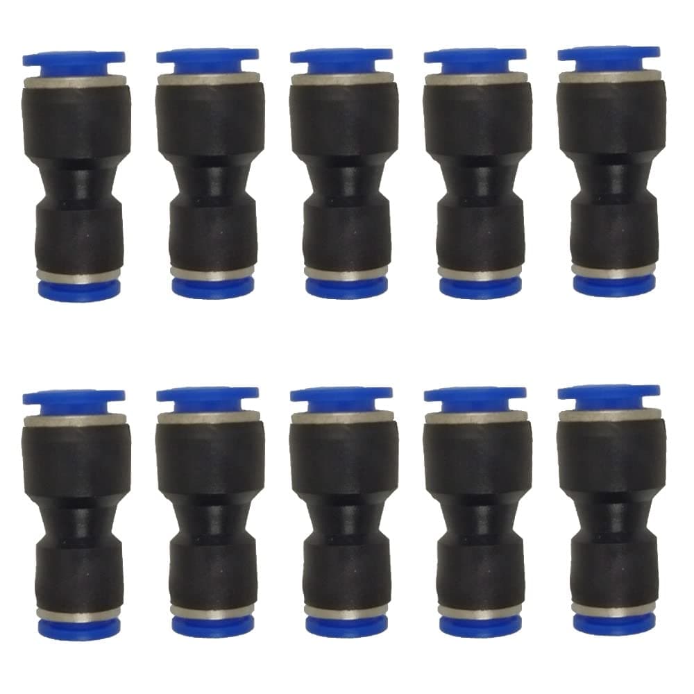 ROZESAZZ Pneumatic Quick Connect Fittings 3/8" OD x 5/16" OD | Easy to Install, Durable, Pack of 10 - main product image