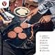 Victoria Round Cast-Iron Meat Press with Wire Handle 2.4 lbs | Preseasoned, Durable & Versatile thumbnail 3