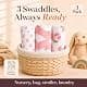 Bublo Baby Organic Preemie Swaddles 4-7 lbs | Gentle, Adjustable & Breathable for Premature Babies thumbnail 6