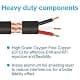 HQRP 9-pin Mini-DIN Male to 9-pin Mini-DIN Male Audio Input Cable | 9ft Length, Black thumbnail 5