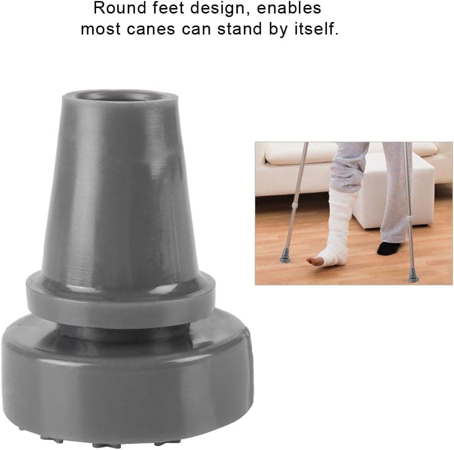 Pongnas Rubber Cane Tip Pad 2.2cm | 360° Rotating, Anti-Slip, Steel Support - view 8