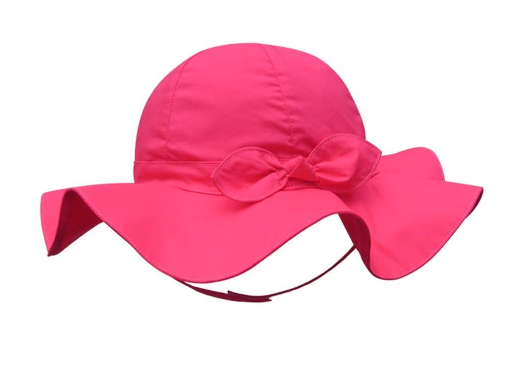 Vimeet Kid Summer Hat Baby Sun Hat Toddler Beach Hat Infant Cap 16.9 in Rose | Sun Protection & Style - main product image