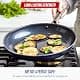 Blue Diamond 12" Diamond Infused Ceramic Nonstick Frying Pan Skillet, Blue | Diamond-Infused Ceramic Coating for Durability thumbnail 2
