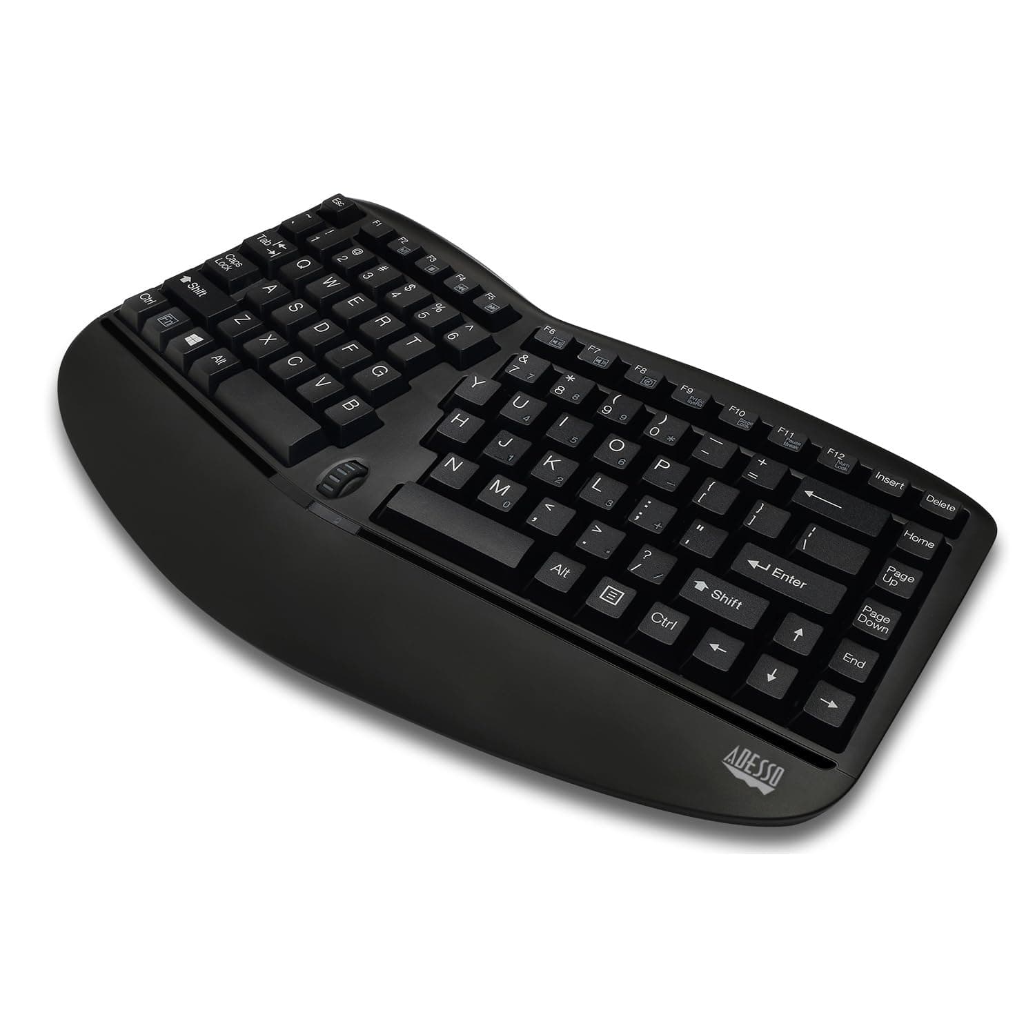 Adesso WKB-1150CB Tru-Form Wireless Ergonomic Mini Keyboard & Mouse Combo | Compact, Vertical Design for Comfort - view 2