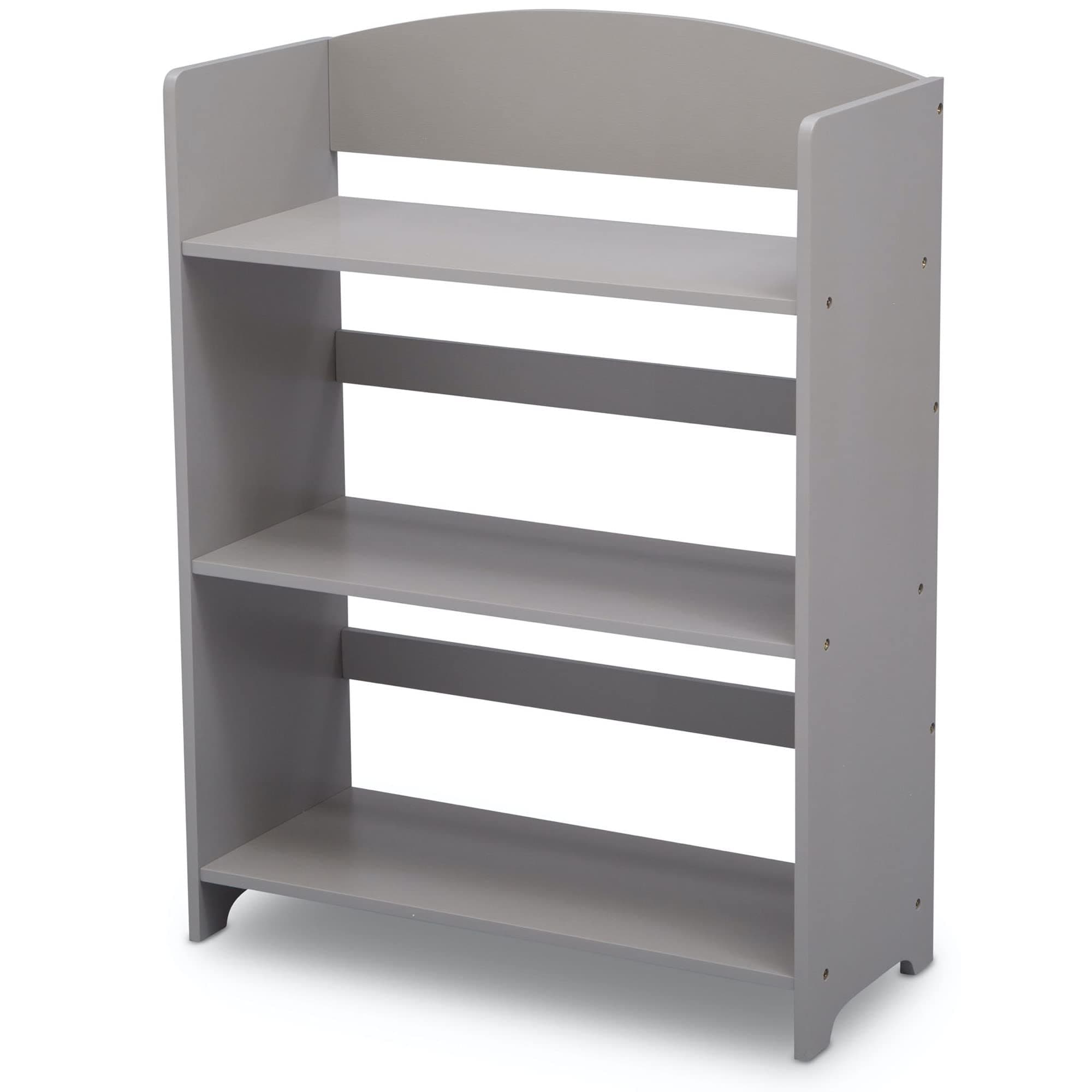 Delta Children MySize Bookshelf - Greenguard Gold Certified, Grey | Kid-Sized, Sturdy Wood Bookcase for Kids - view 6