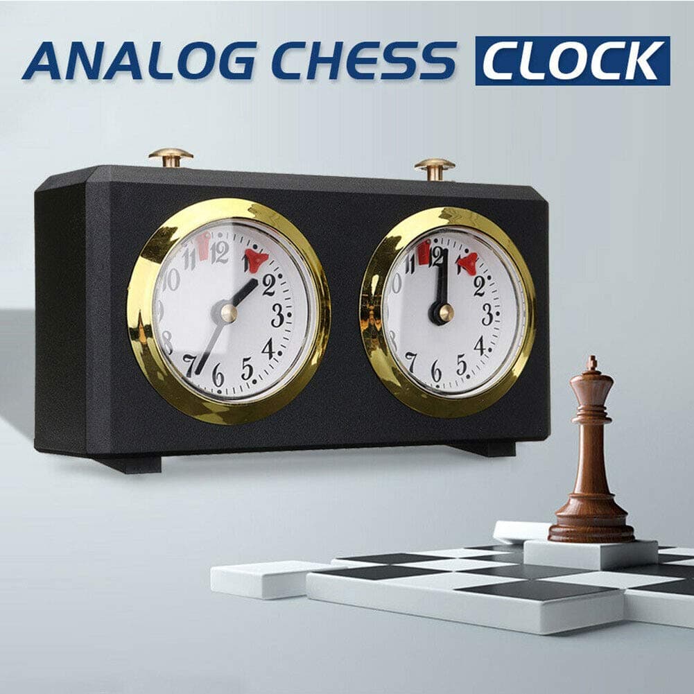 Hongwen Chess Clock Mechanical Analog Timer 15x5.5x9cm | Accurate, Portable & Durable - view 2