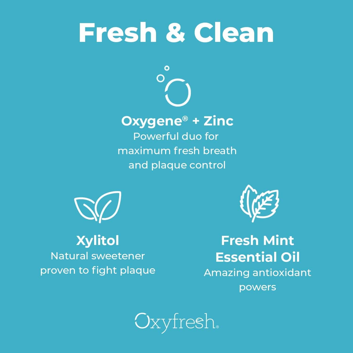 Oxyfresh Premium Pro Formula Fresh Mint Mouthwash – Patented Zinc Mouthwash for Adults - view 8