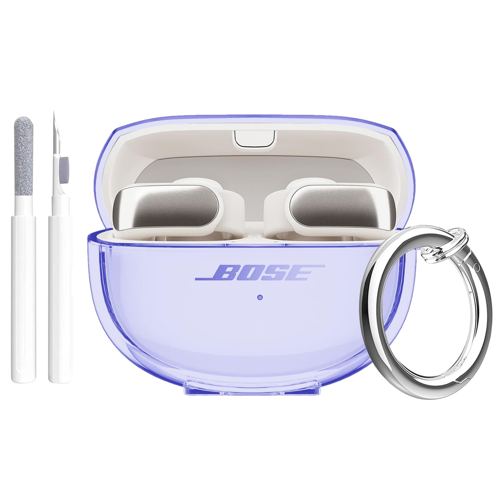 Aircawin for Bose Ultra Open Earbuds Case Clear | Lightweight, Shockproof & Durable (40g) - main product image
