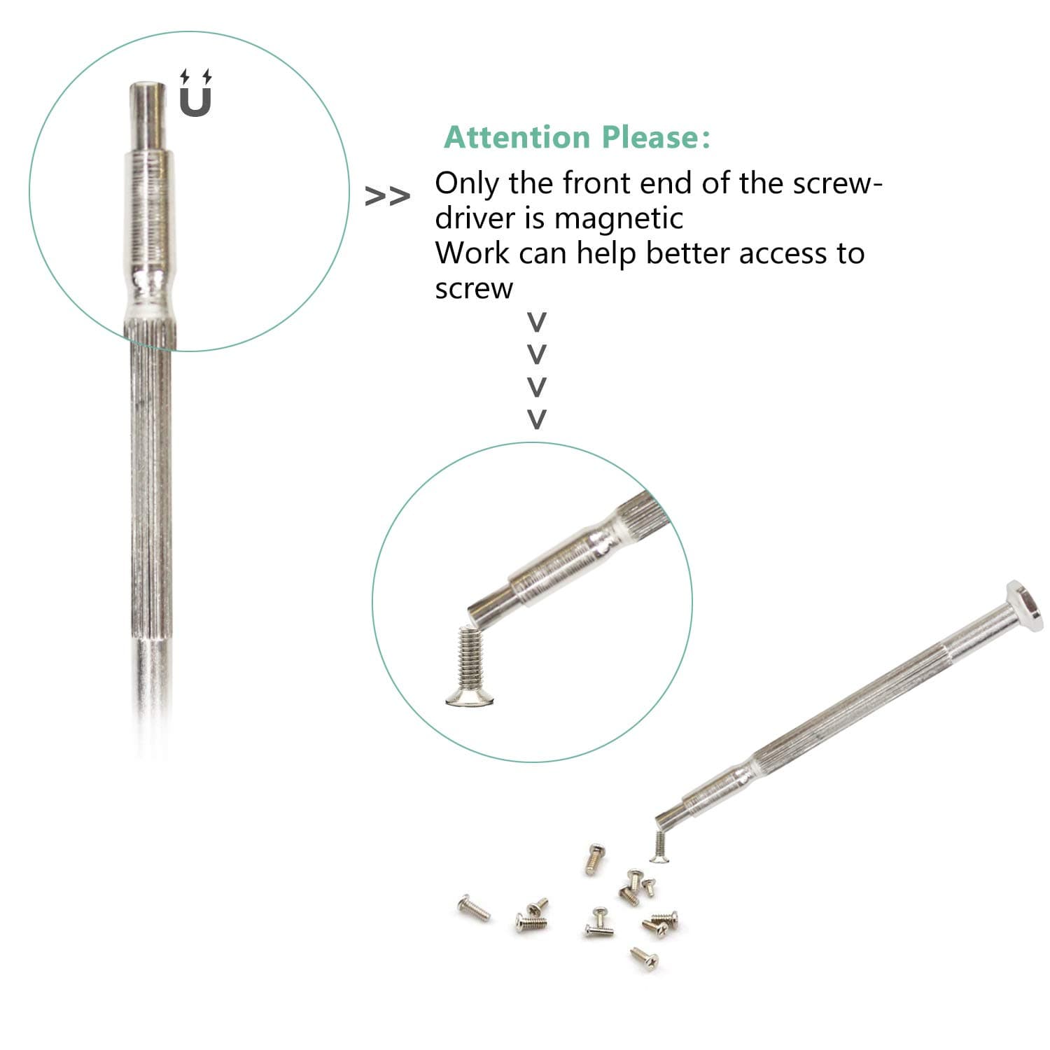 KALIM Mini Precision Screwdriver Set | 11 Sizes for Electronics & Watches, Durable Alloy Steel, Compact Carry Case - view 5