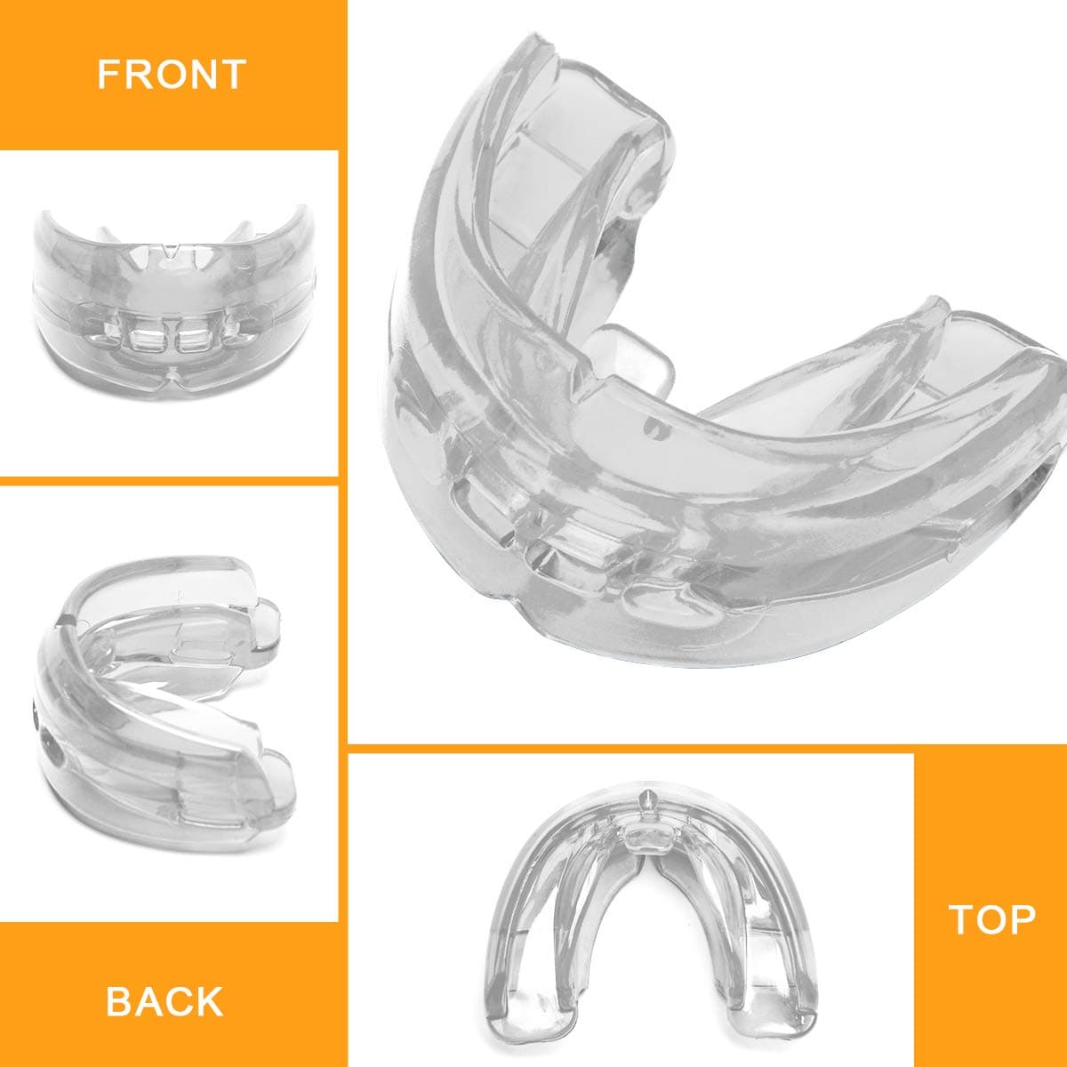 Coolrunner Double Braces Mouth Guard | Youth & Adult Sports Dental Protection - view 4