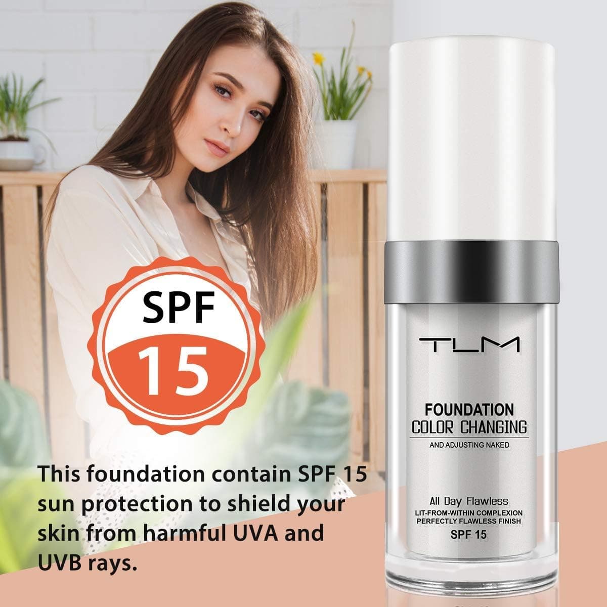 God Blomster SPF 15 Colour Changing Foundation 2 Pack | Moisturizing Liquid Makeup for Women - view 8