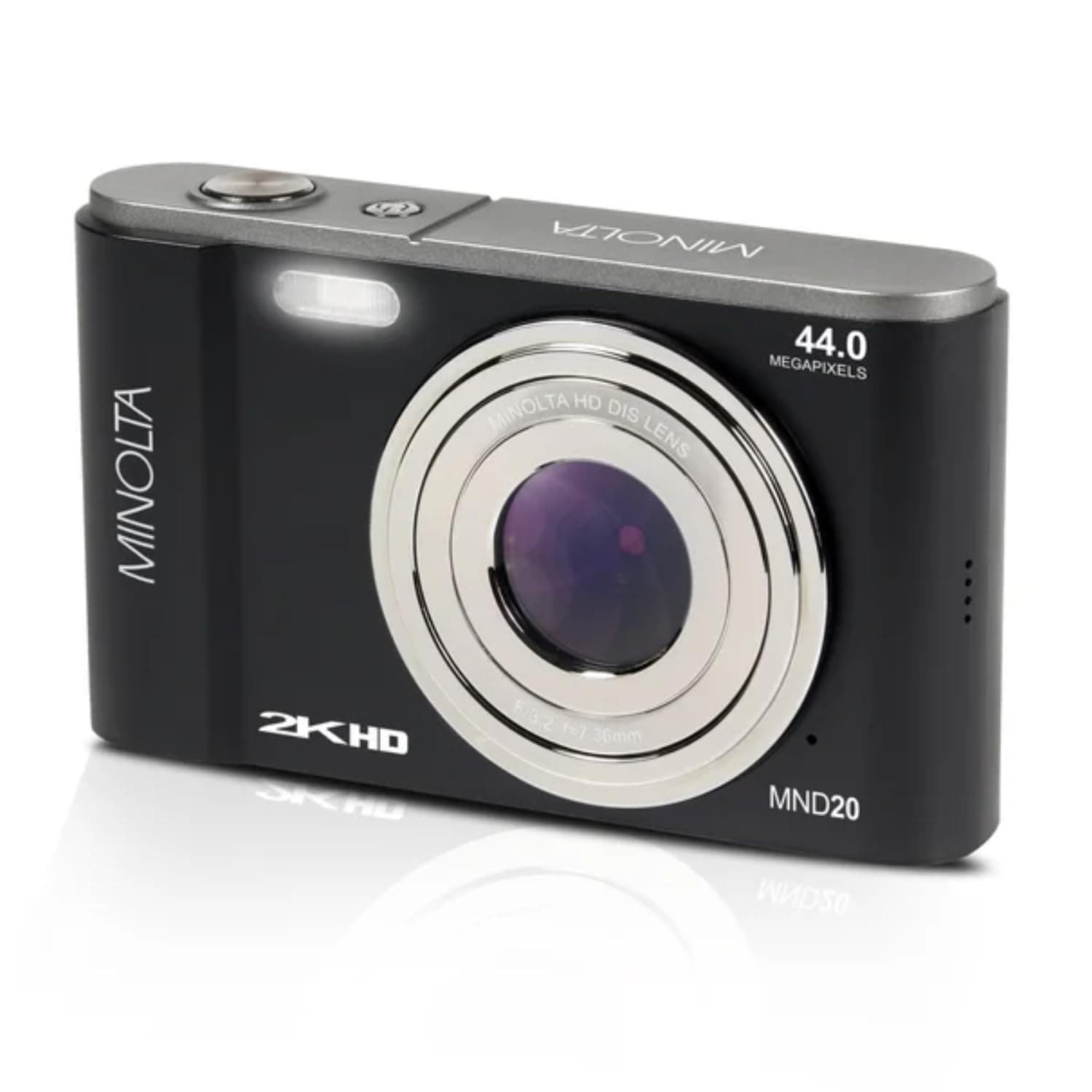 Minolta MND20 44MP Digital Camera 2.7K Ultra HD | Compact, 16X Zoom, 44MP CMOS Sensor - main product image