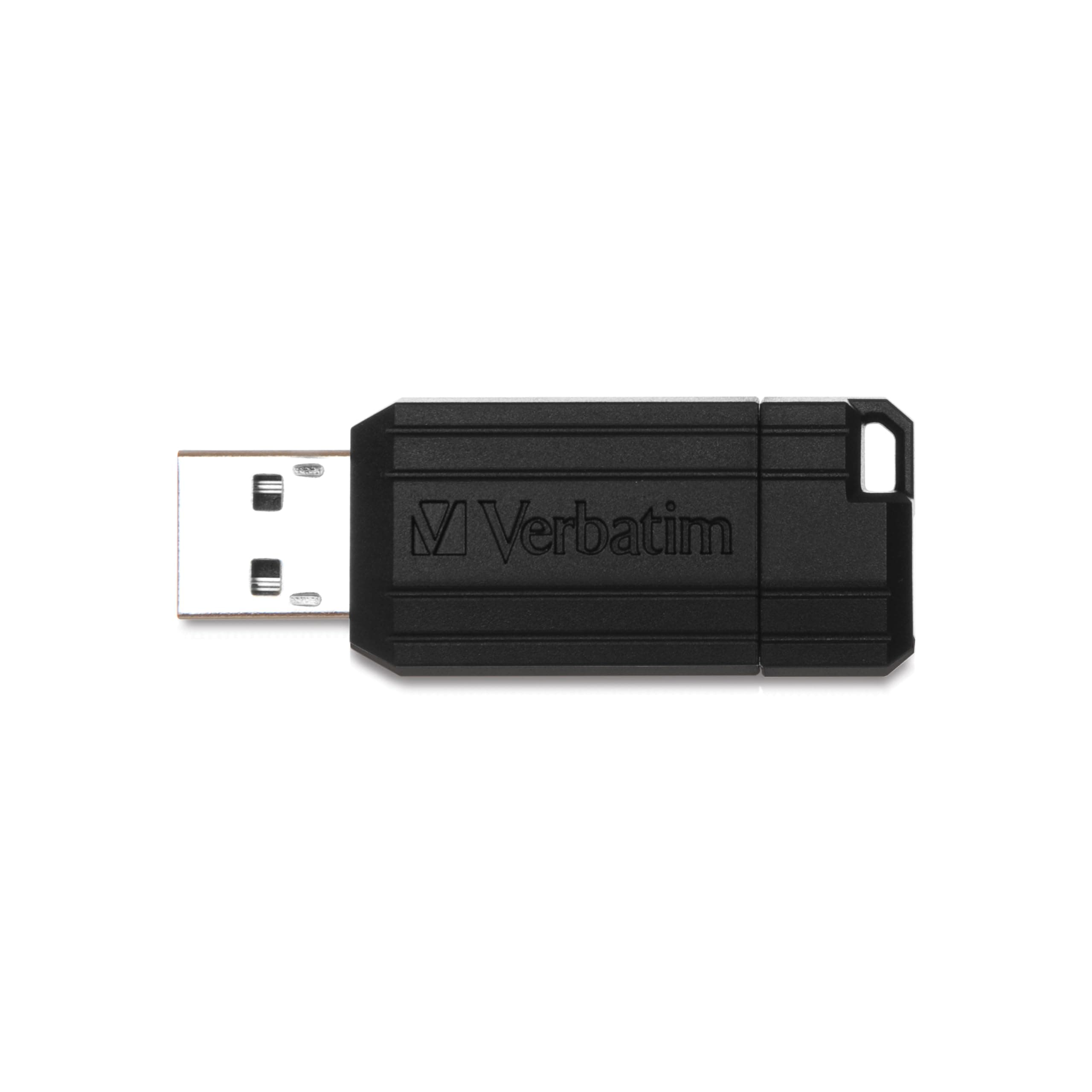 Verbatim 16GB Pinstripe USB 2.0 Flash Drive Retractable Thumb Drive - Black | 16 GB (0.53 oz) - view 8