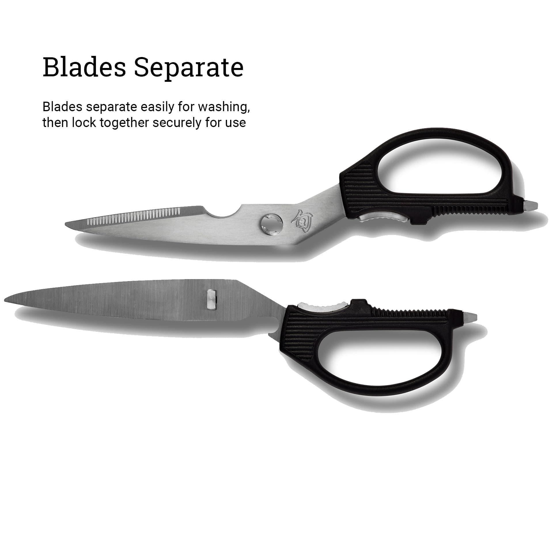 Shun Multi Purpose Kitchen Shears | Durable 3.5 Inch Stainless Steel Blades, Detachable for Easy Cleaning - view 6