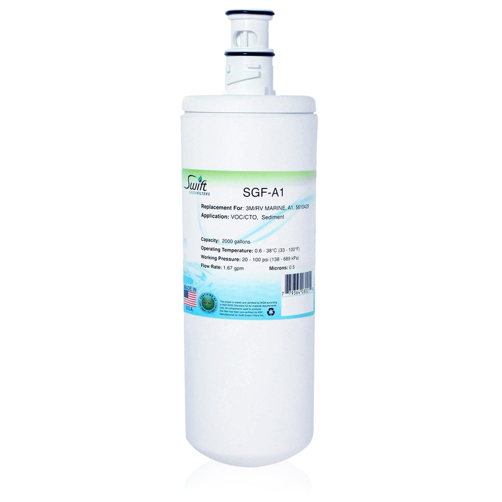 Swift Green Filters SGF-A1 Compatible Commercial Water Filter 6 Pack | Superior Contaminant Reduction - main product image